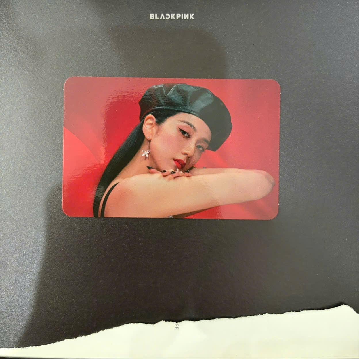 Photocard BP Jisoo - Thẻ ảnh bo góc BP Jisoo