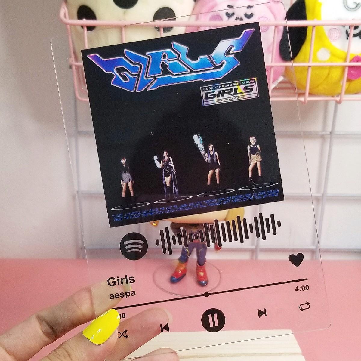Khung ảnh mica Spotify Aespa