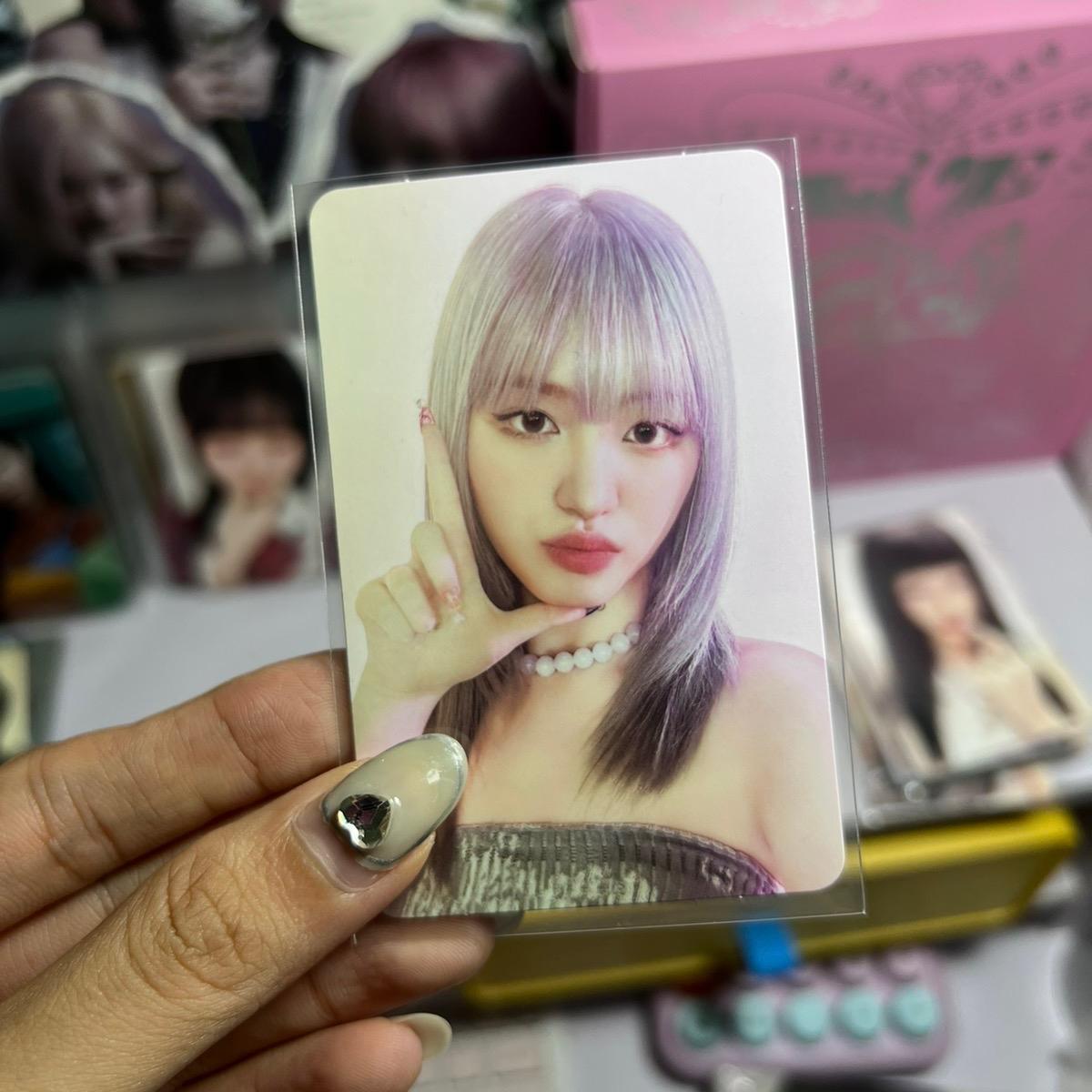 Photocard IVE SWITCH chính hãng, thẻ ảnh bo góc IVE chính hãng