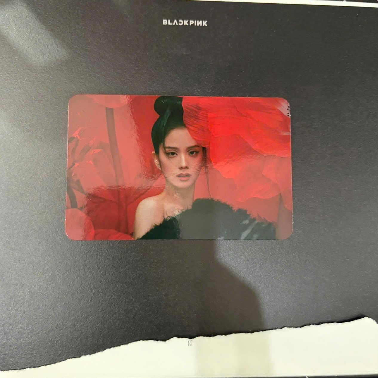 Photocard BP Jisoo - Thẻ ảnh bo góc BP Jisoo
