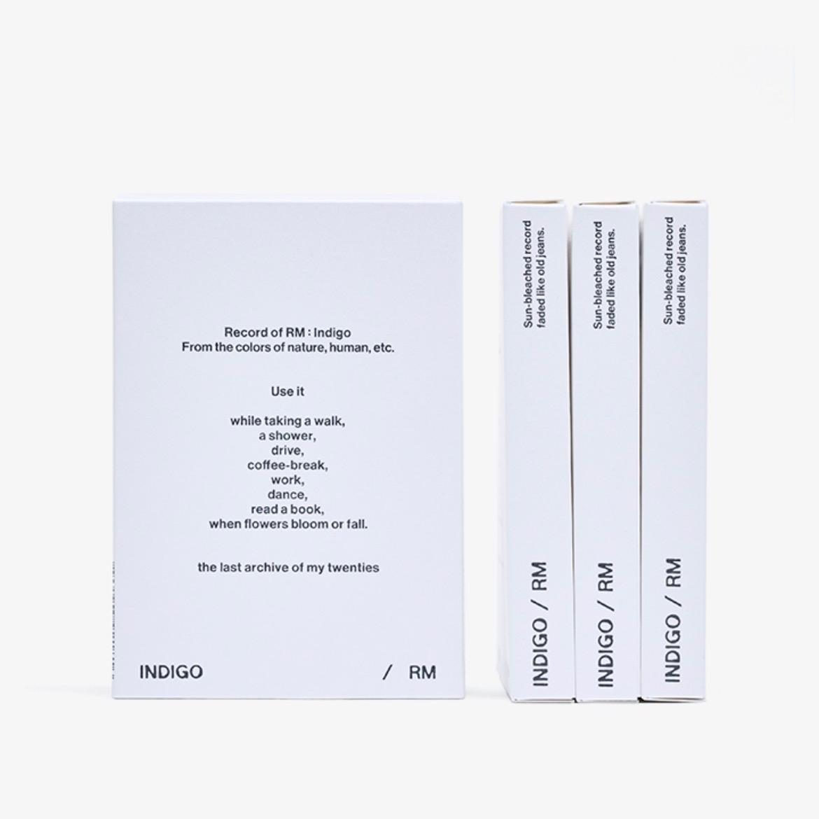 Album RM Indigo Official nguyên seal