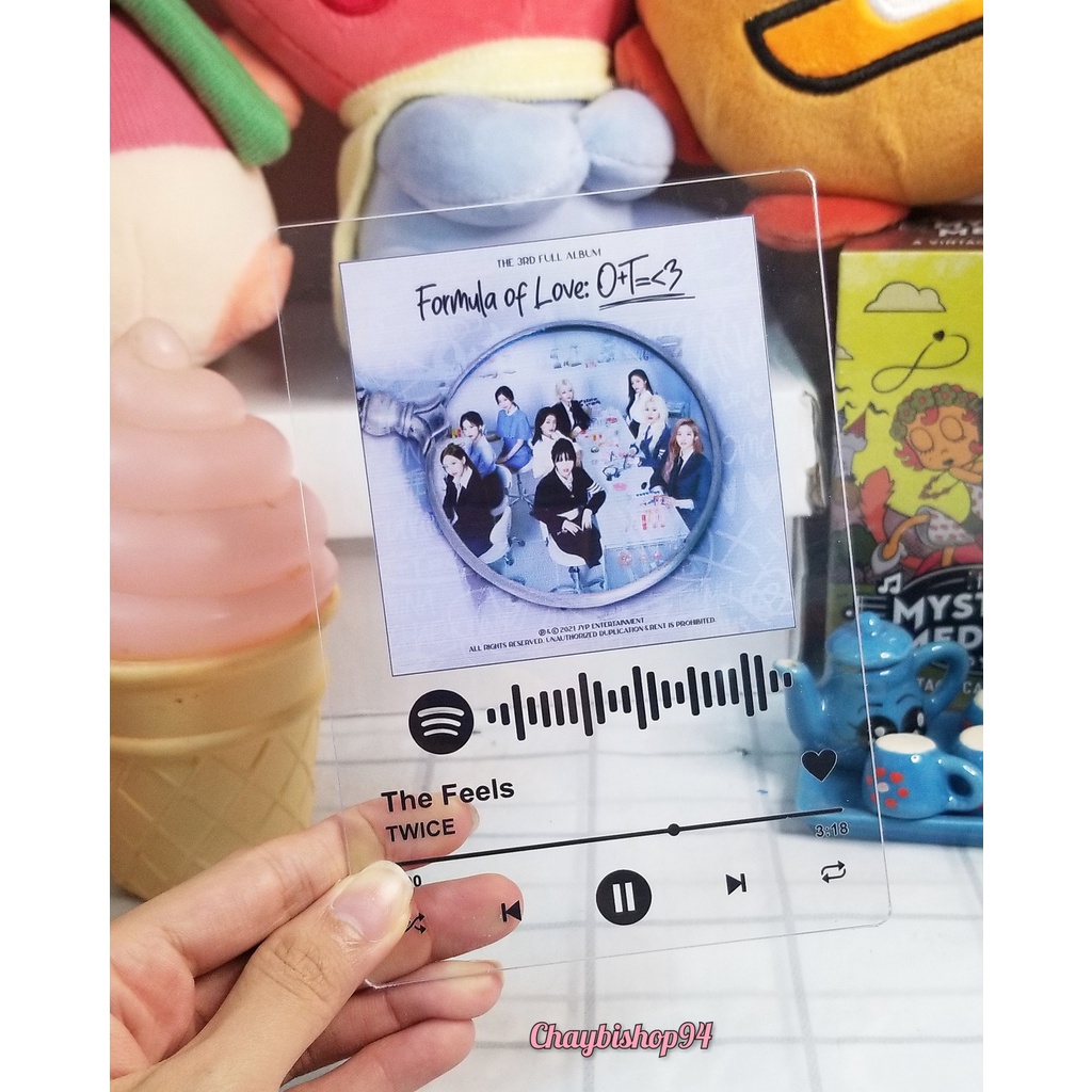Khung ảnh mica Spotify Twice Taste of love (Khung ảnh mica phát nhạc TWICE)