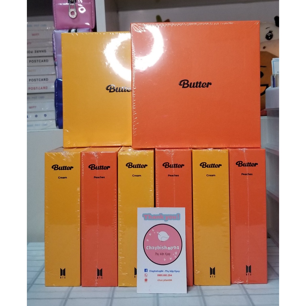 Official - Album ảnh BTS Butter (nguyên seal tặng kèm toploader)
