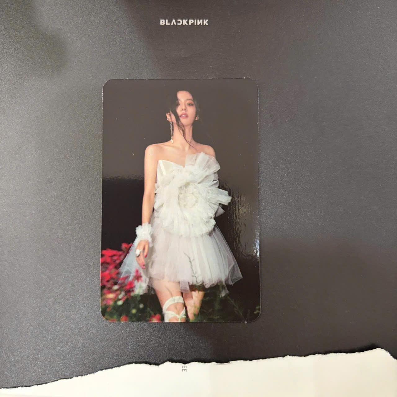 Photocard BP Jisoo - Thẻ ảnh bo góc BP Jisoo