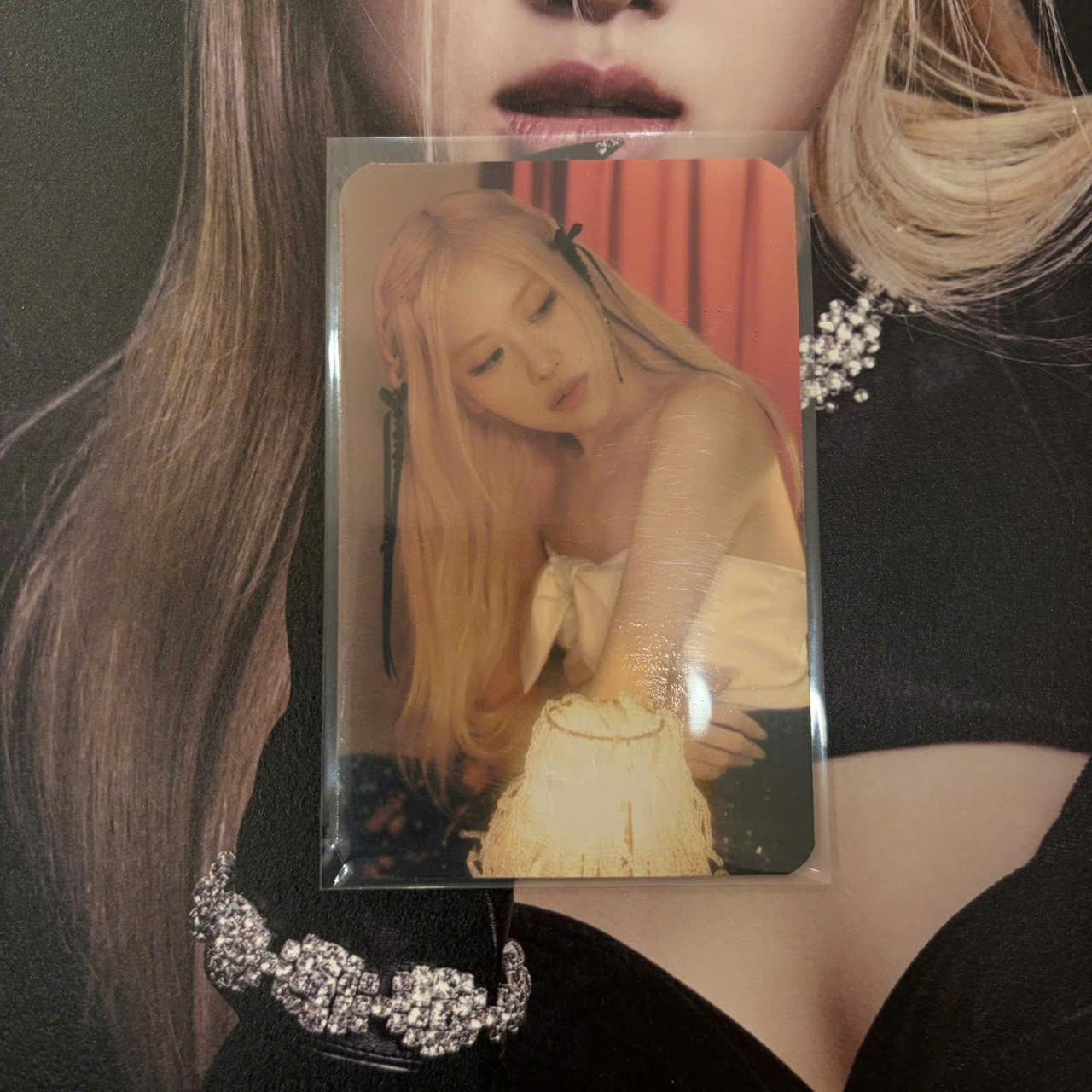 Photocard BP Rosé - Thẻ ảnh bo góc BP Rosé