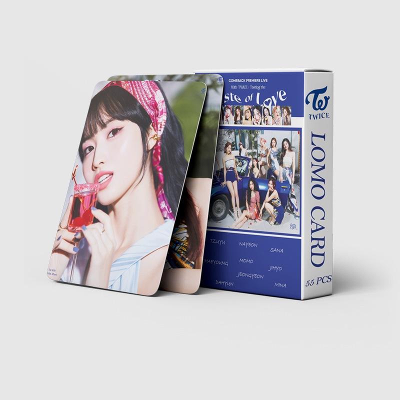 Hộp 54 photocard TWICE (Hộp ảnh bo góc TWICE)