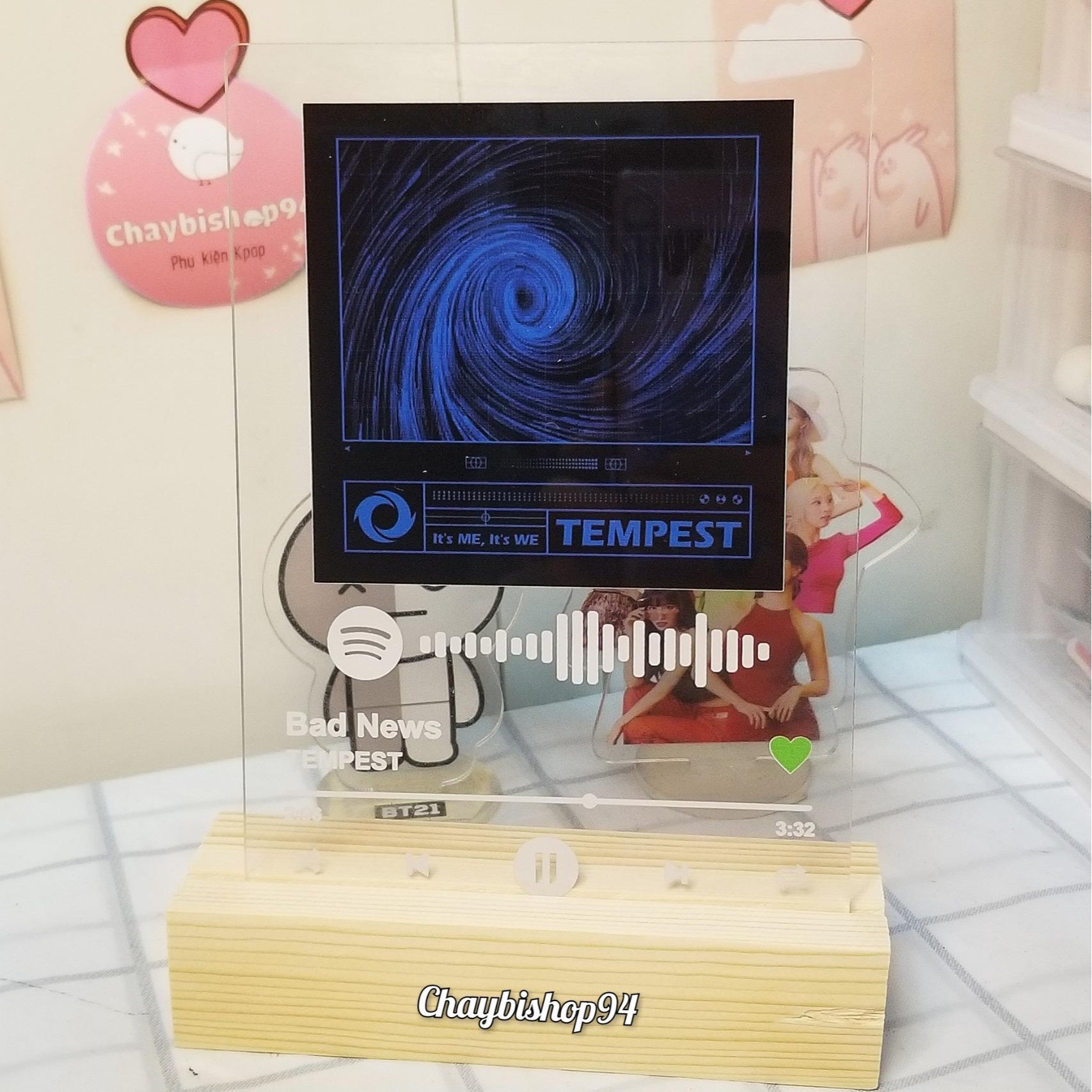 Khung ảnh phát nhạc Spotify Tempest It's me It's we