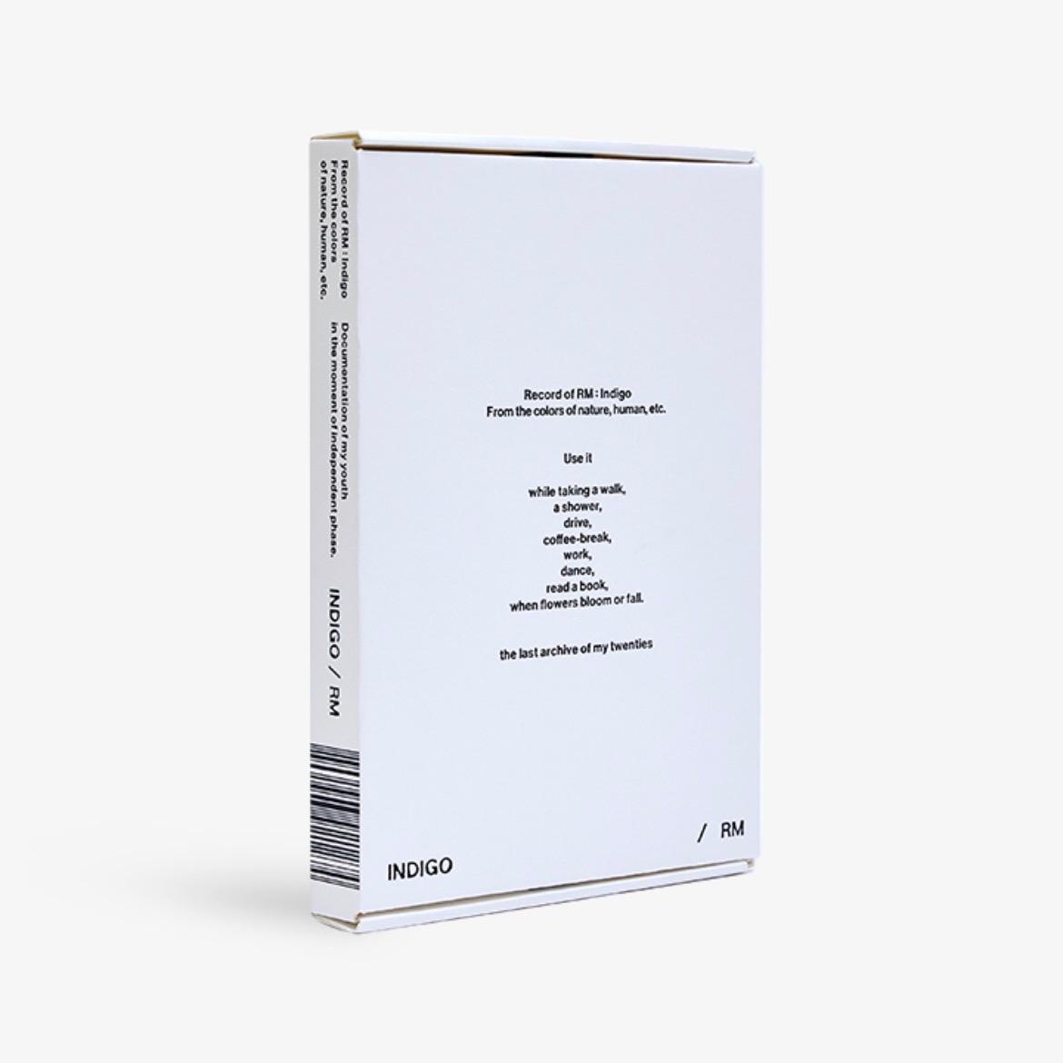Album RM Indigo Official nguyên seal