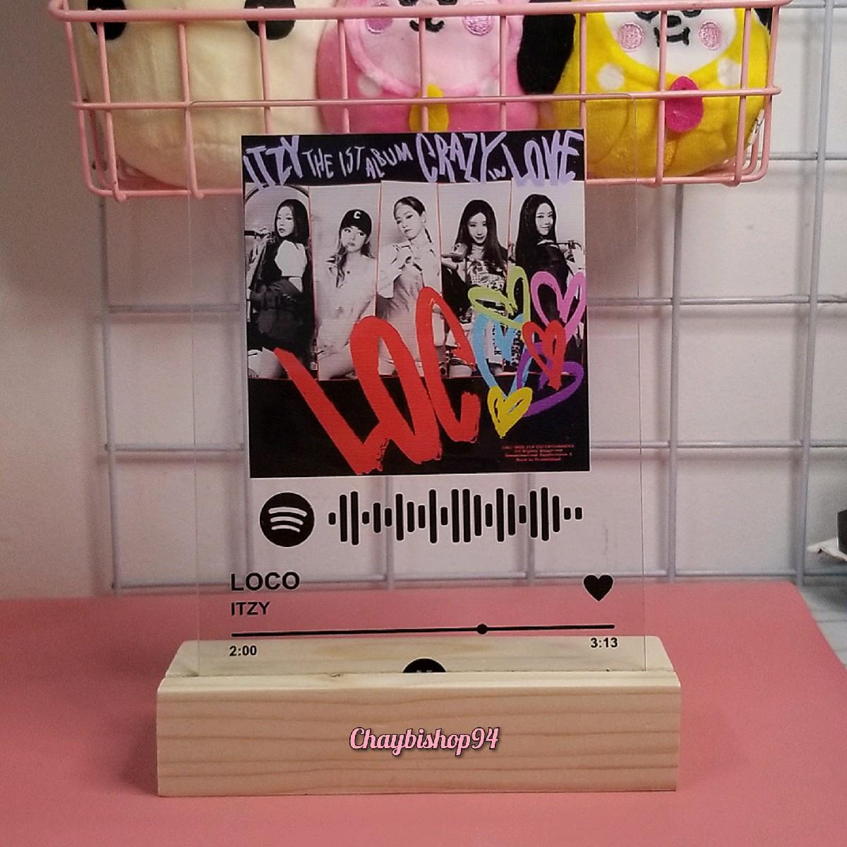 Khung ảnh mica Spotify ITZY