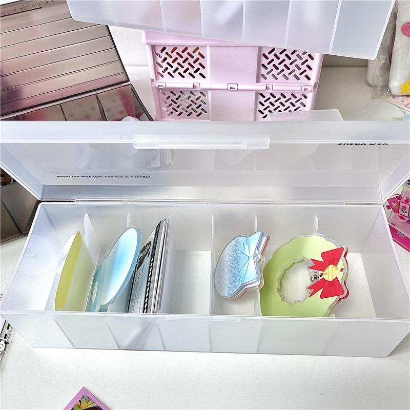 Hộp nhựa chia ngăn đựng photocard, sleeve