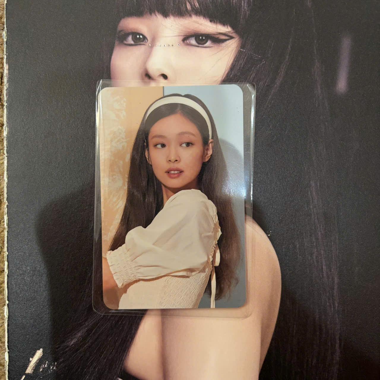 [Đấu giá] Photocard BP Jennie - Thẻ ảnh bo góc BP Jennie