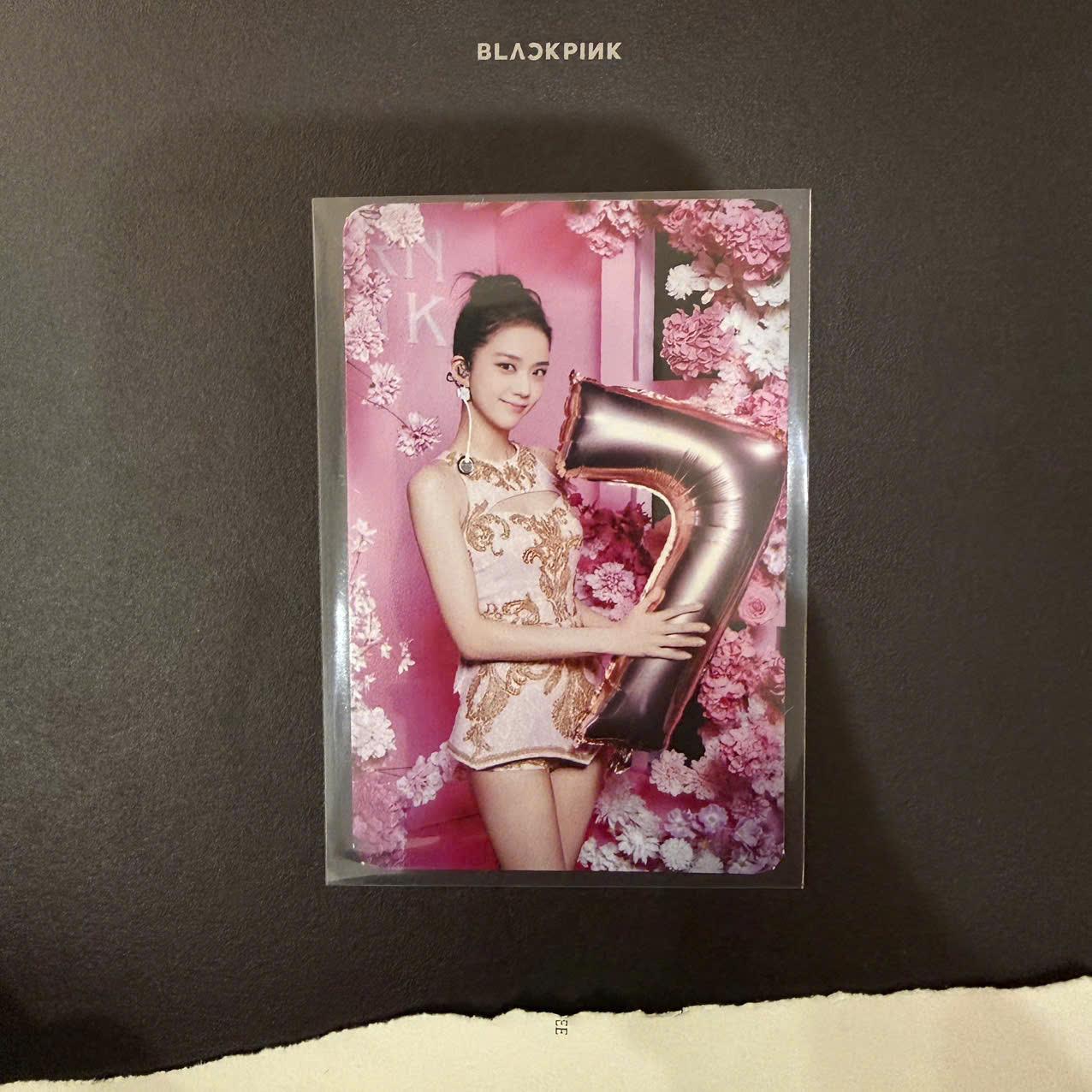 Photocard BP Jisoo - Thẻ ảnh bo góc BP Jisoo