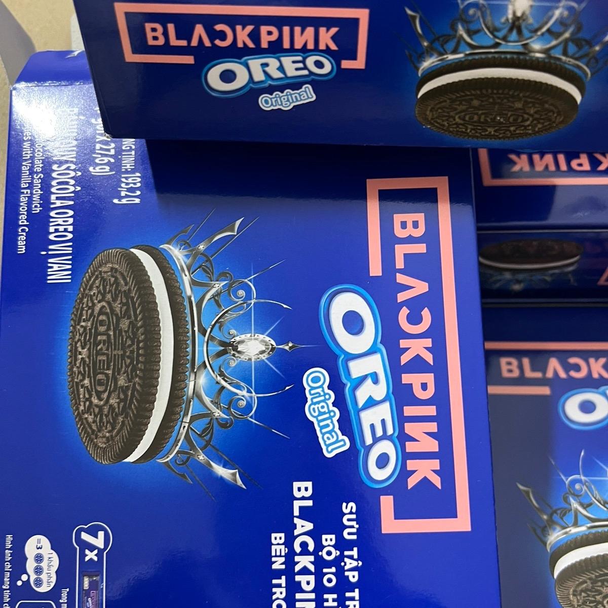 Bánh Oreo có card BALCKPINK 193g hộp 7 gói