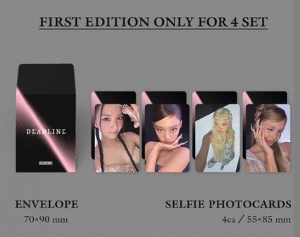 Set card POB BLACKPINK 3rd MINI ALBUM [DEADLINE]
