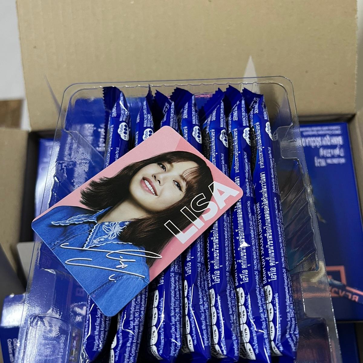 Bánh Oreo có card BALCKPINK 193g hộp 7 gói
