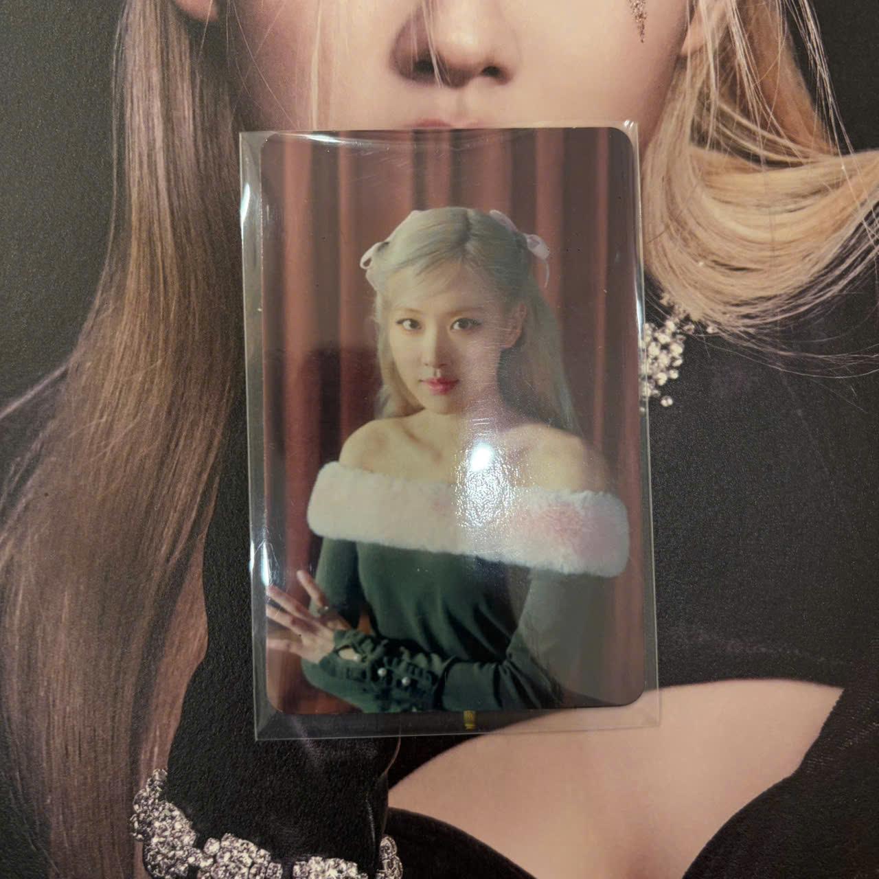 Photocard BP Rosé - Thẻ ảnh bo góc BP Rosé