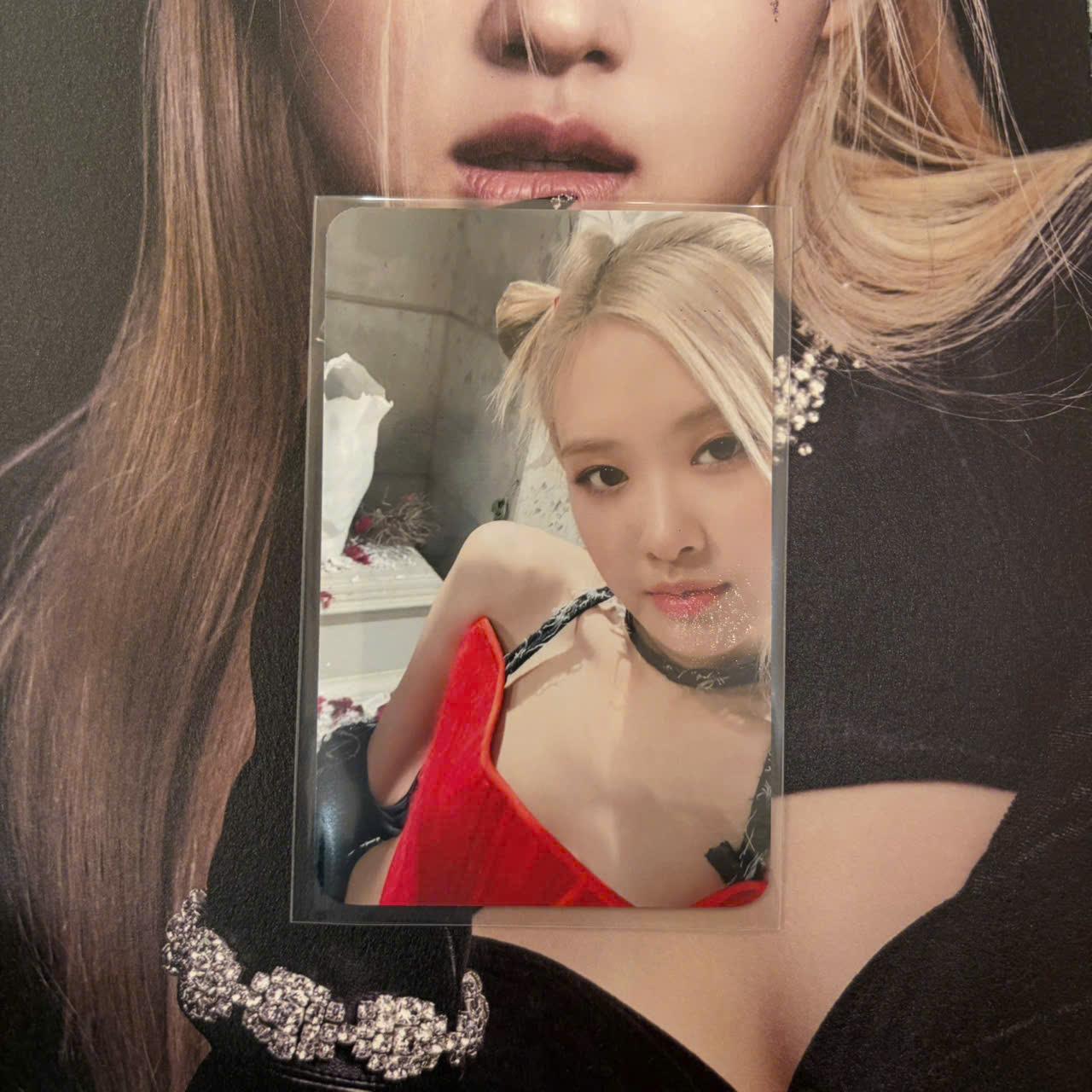 Photocard BP Rosé - Thẻ ảnh bo góc BP Rosé