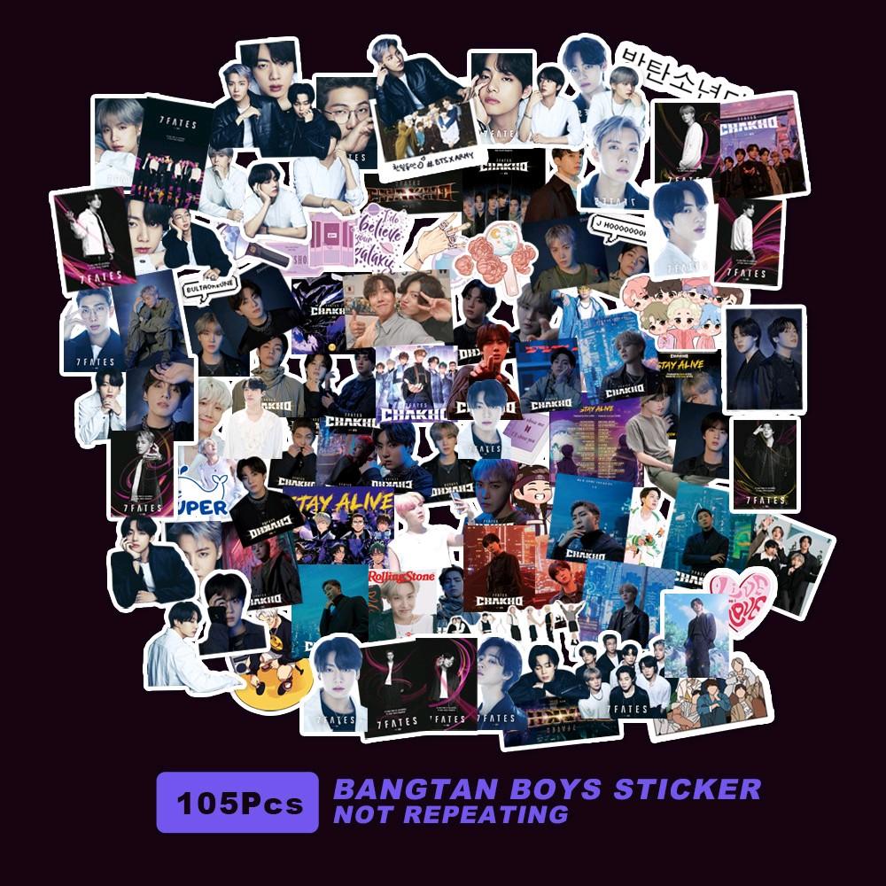 Túi 77-100pcs sticker BTS