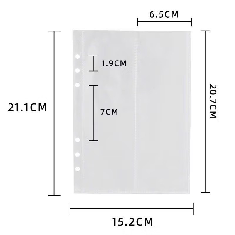 Binder A5 kéo khóa (đựng ảnh, sổ, ...)