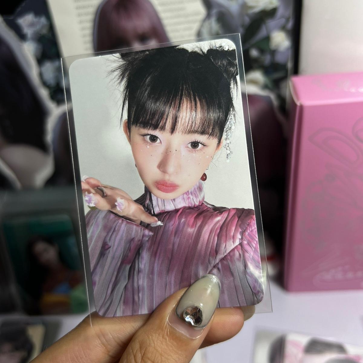 Photocard IVE SWITCH chính hãng, thẻ ảnh bo góc IVE chính hãng