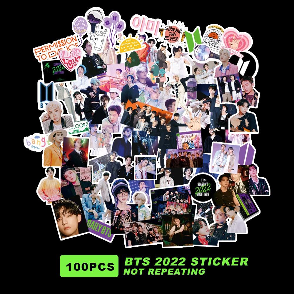 Túi 77-100pcs sticker BTS