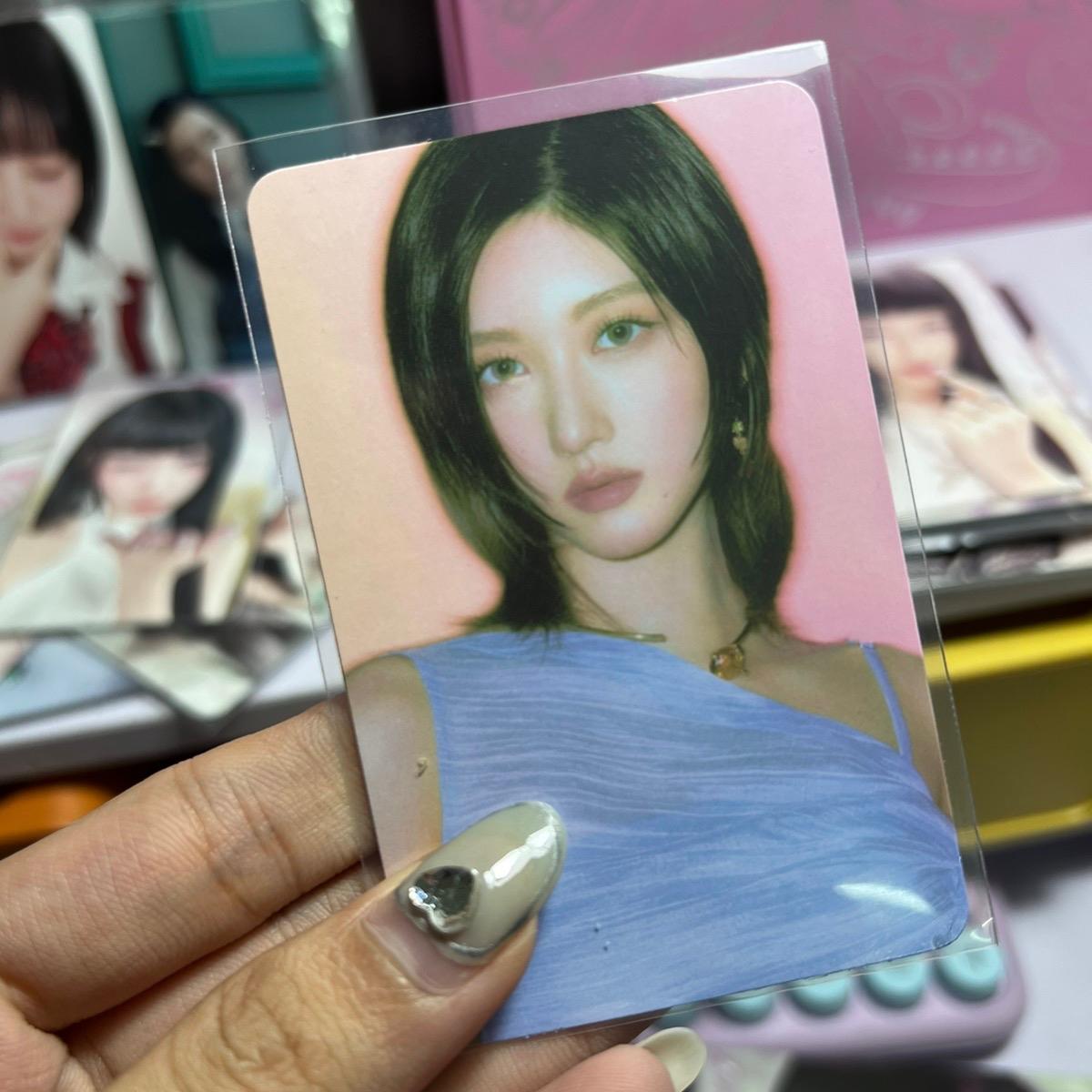 Photocard IVE SWITCH chính hãng, thẻ ảnh bo góc IVE chính hãng