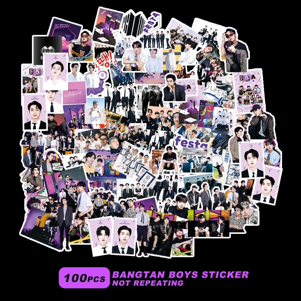 Túi 77-100pcs sticker BTS