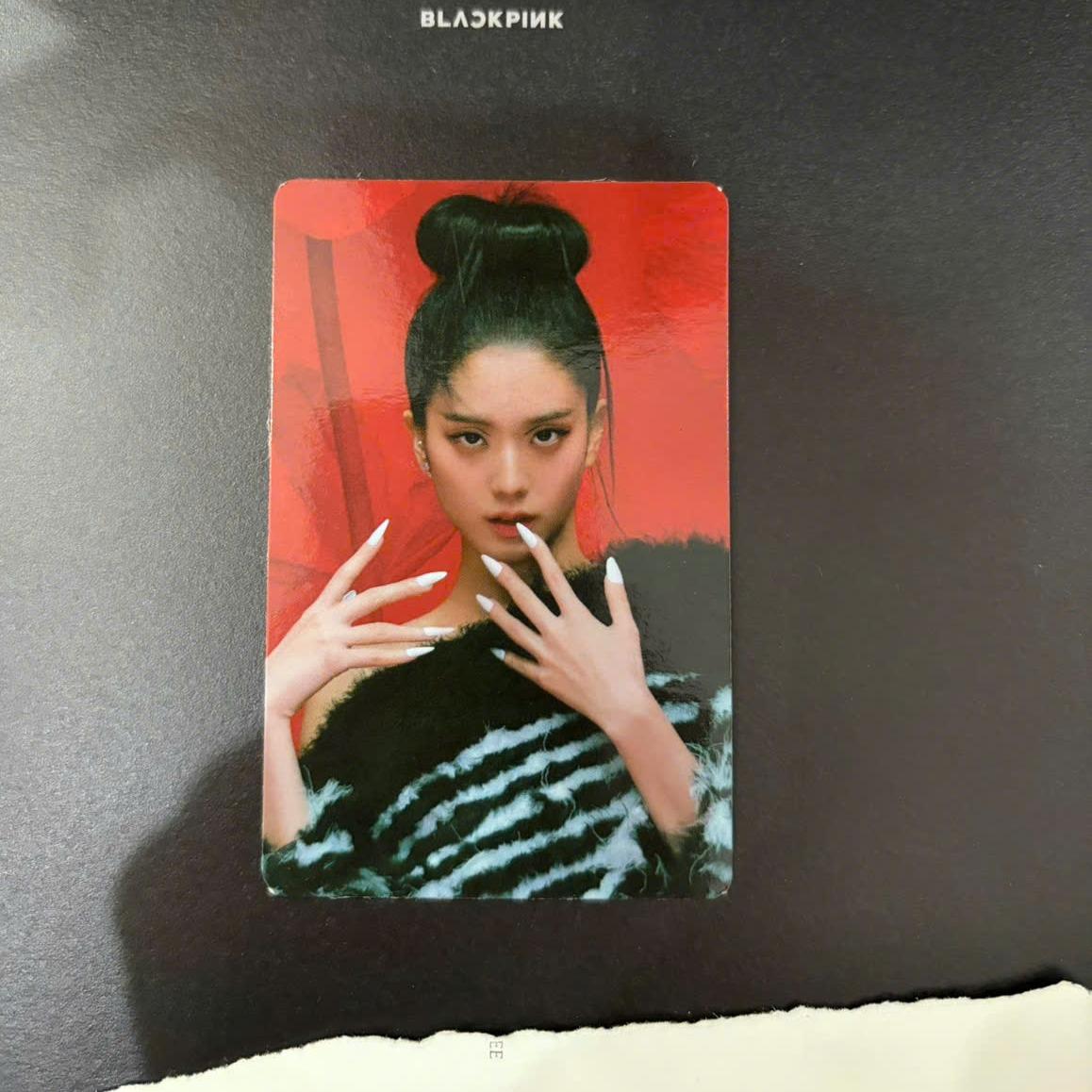 Photocard BP Jisoo - Thẻ ảnh bo góc BP Jisoo