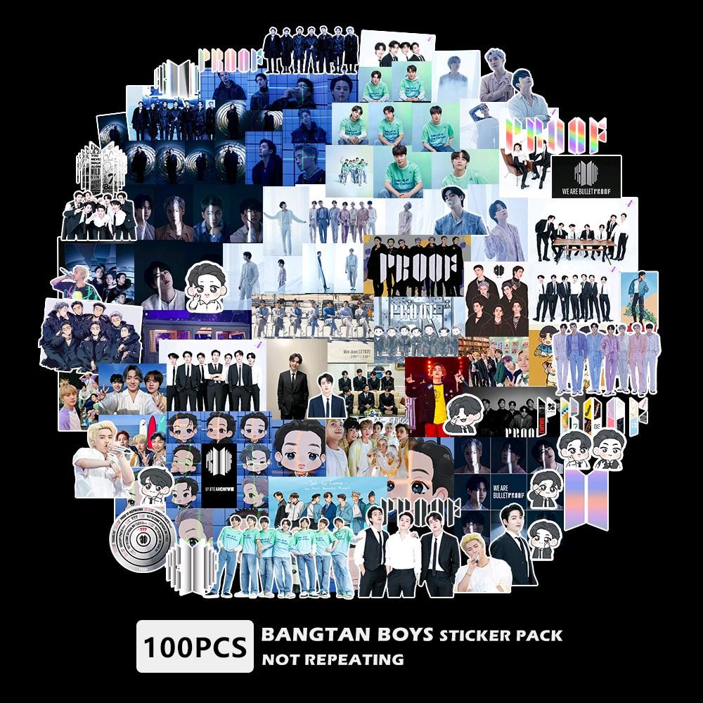 Túi 77-100pcs sticker BTS