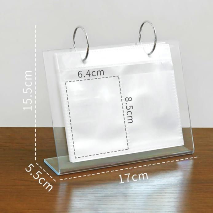 Kệ đựng photocard, đựng ảnh để bàn trang trí (có sẵn 34 trang đựng ảnh)
