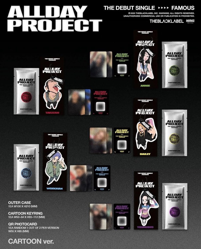 ALLDAY PROJECT The Debut Single [FAMOUS] CARTOON ver.