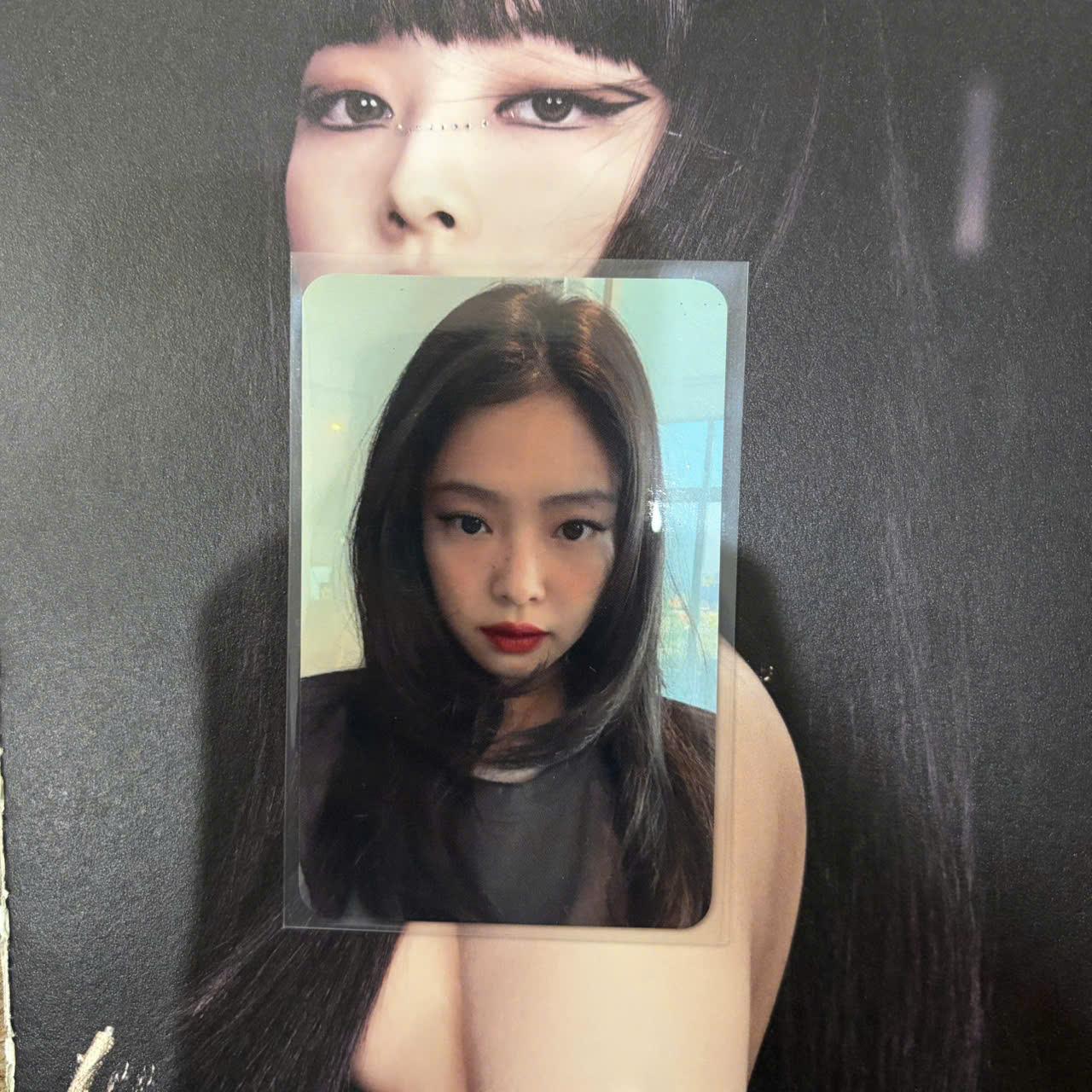 [Đấu giá] Photocard BP Jennie - Thẻ ảnh bo góc BP Jennie