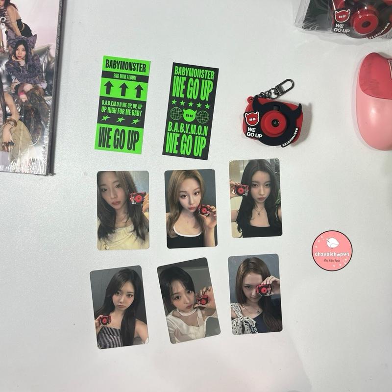 Photocard BABYMONSTER WE GO UP chính hãng