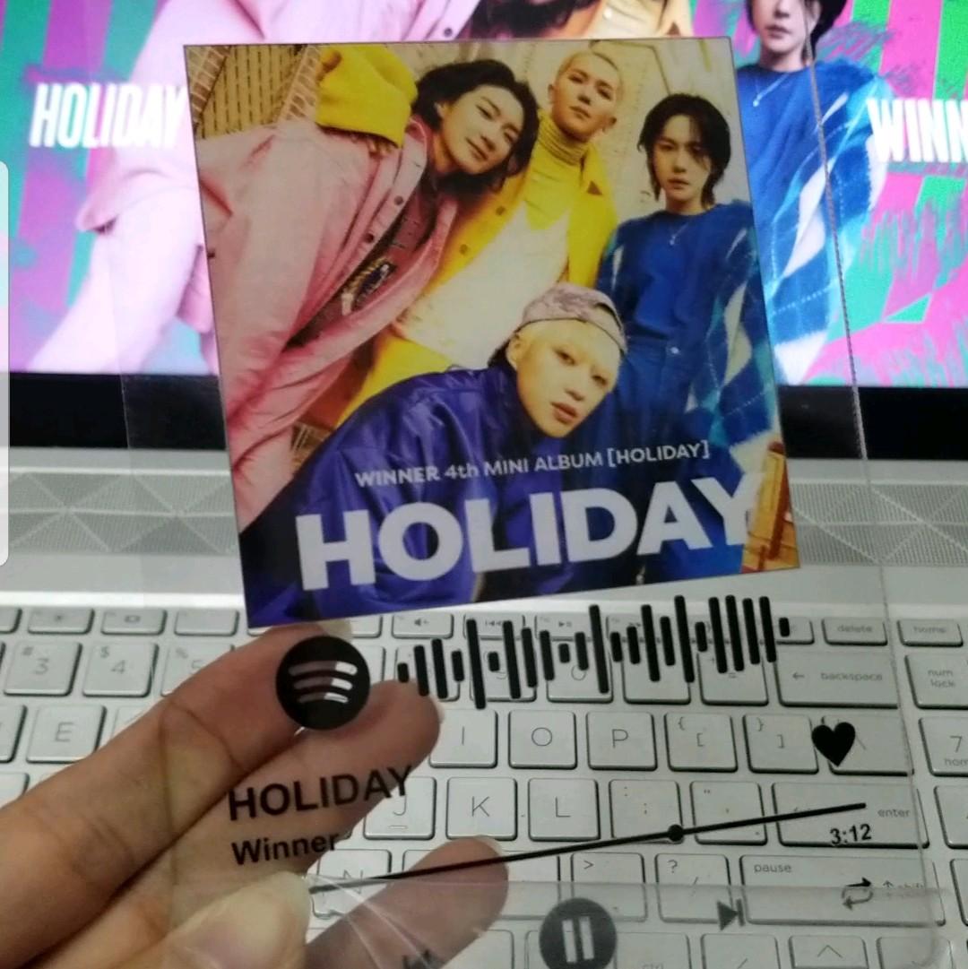 Khung ảnh mica Spotify Winner