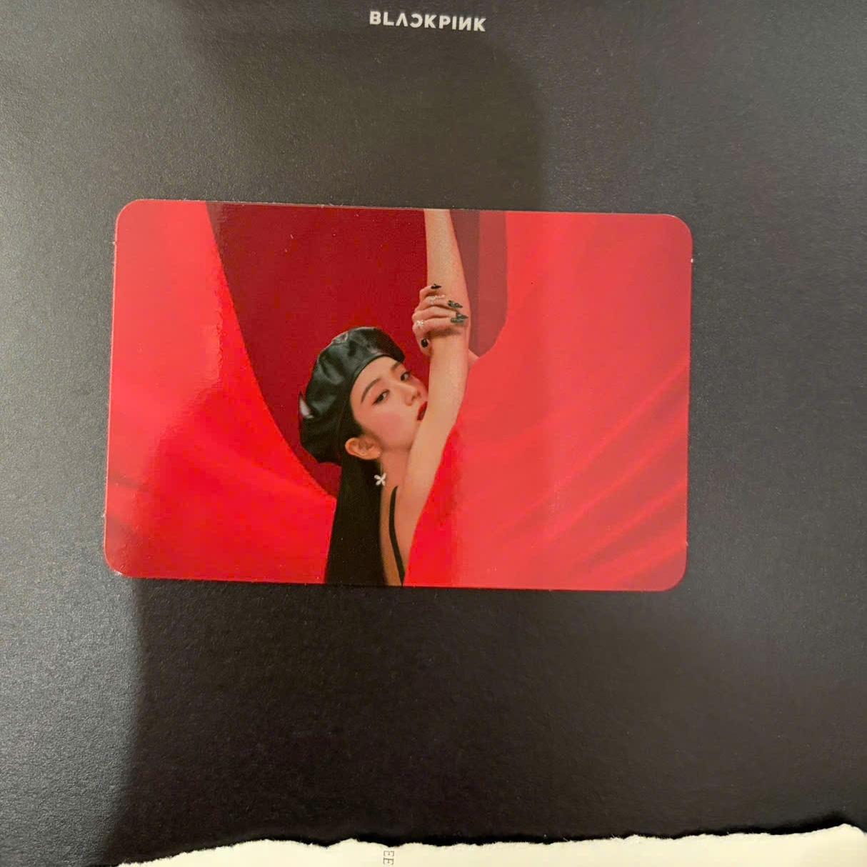 Photocard BP Jisoo - Thẻ ảnh bo góc BP Jisoo