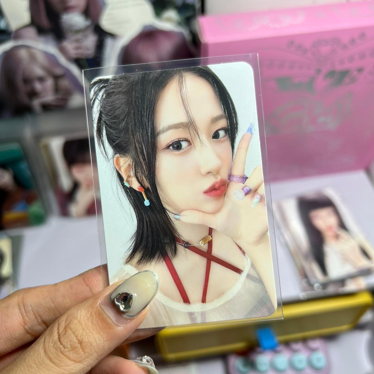 Photocard IVE SWITCH chính hãng, thẻ ảnh bo góc IVE chính hãng