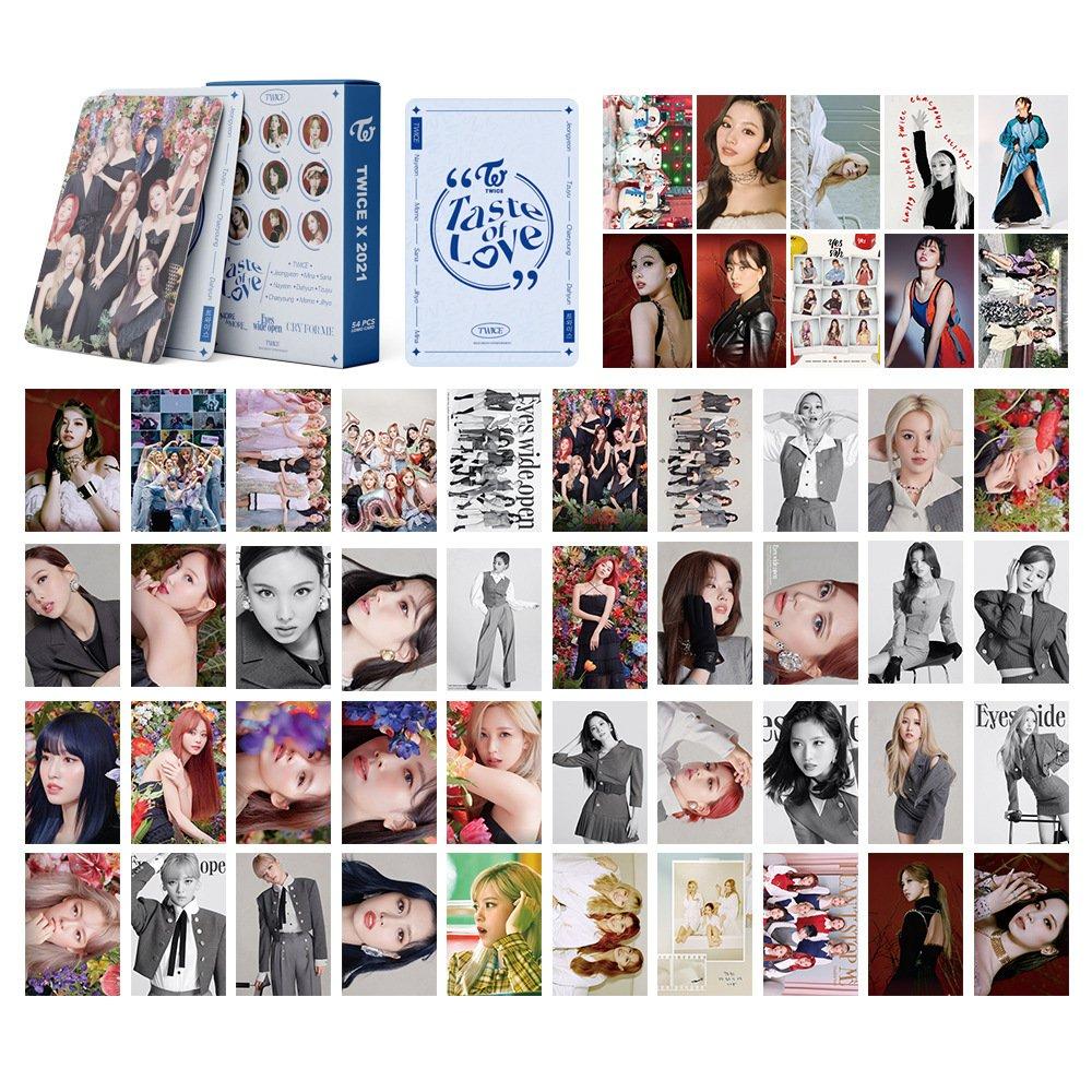 Hộp 54 photocard TWICE (Hộp ảnh bo góc TWICE)