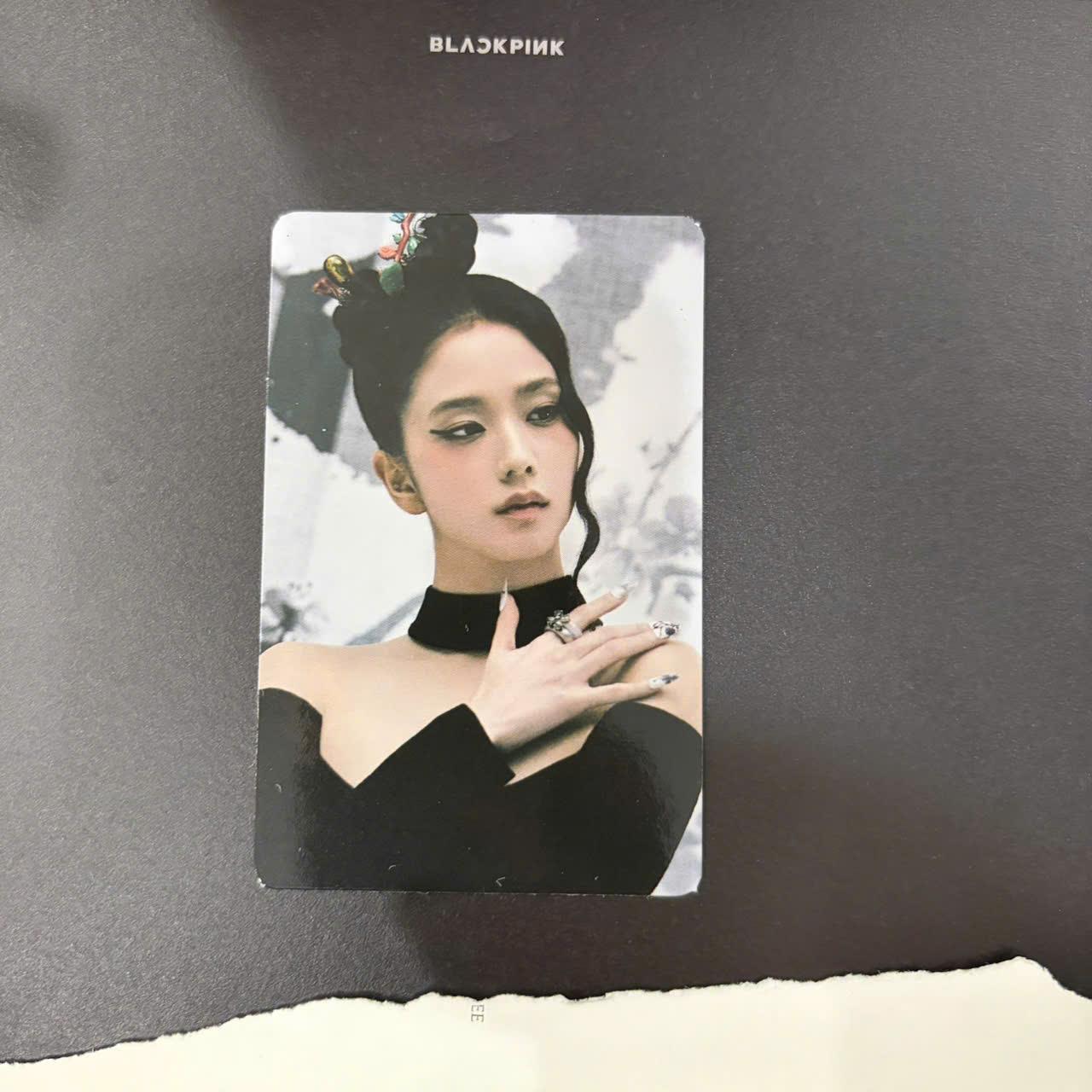 Photocard BP Jisoo - Thẻ ảnh bo góc BP Jisoo