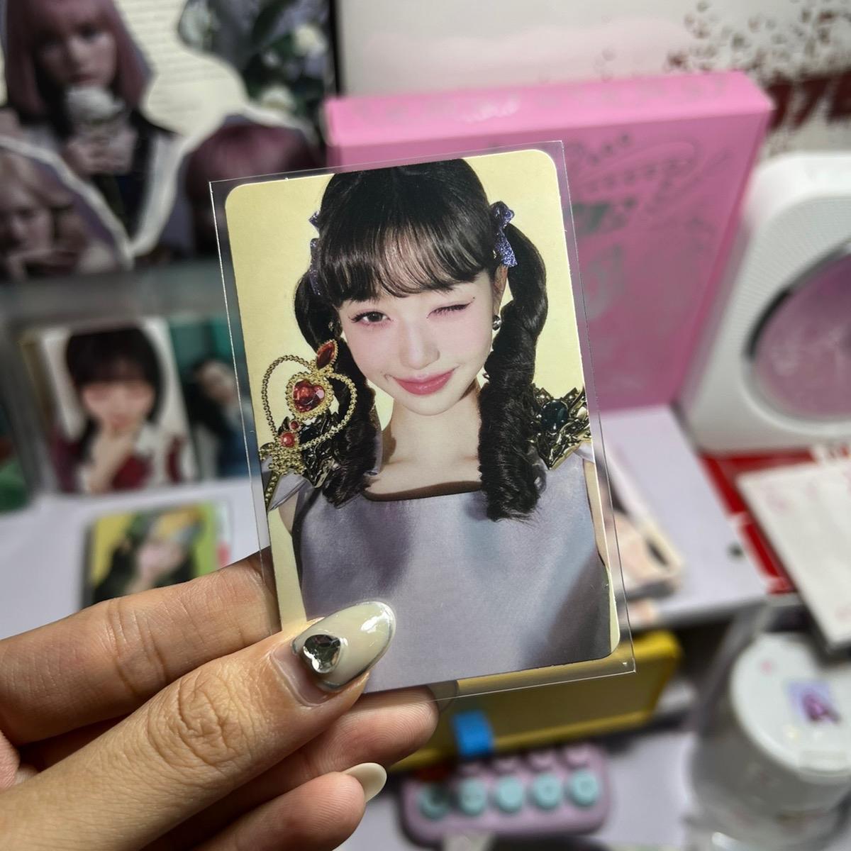 Photocard IVE SWITCH chính hãng, thẻ ảnh bo góc IVE chính hãng