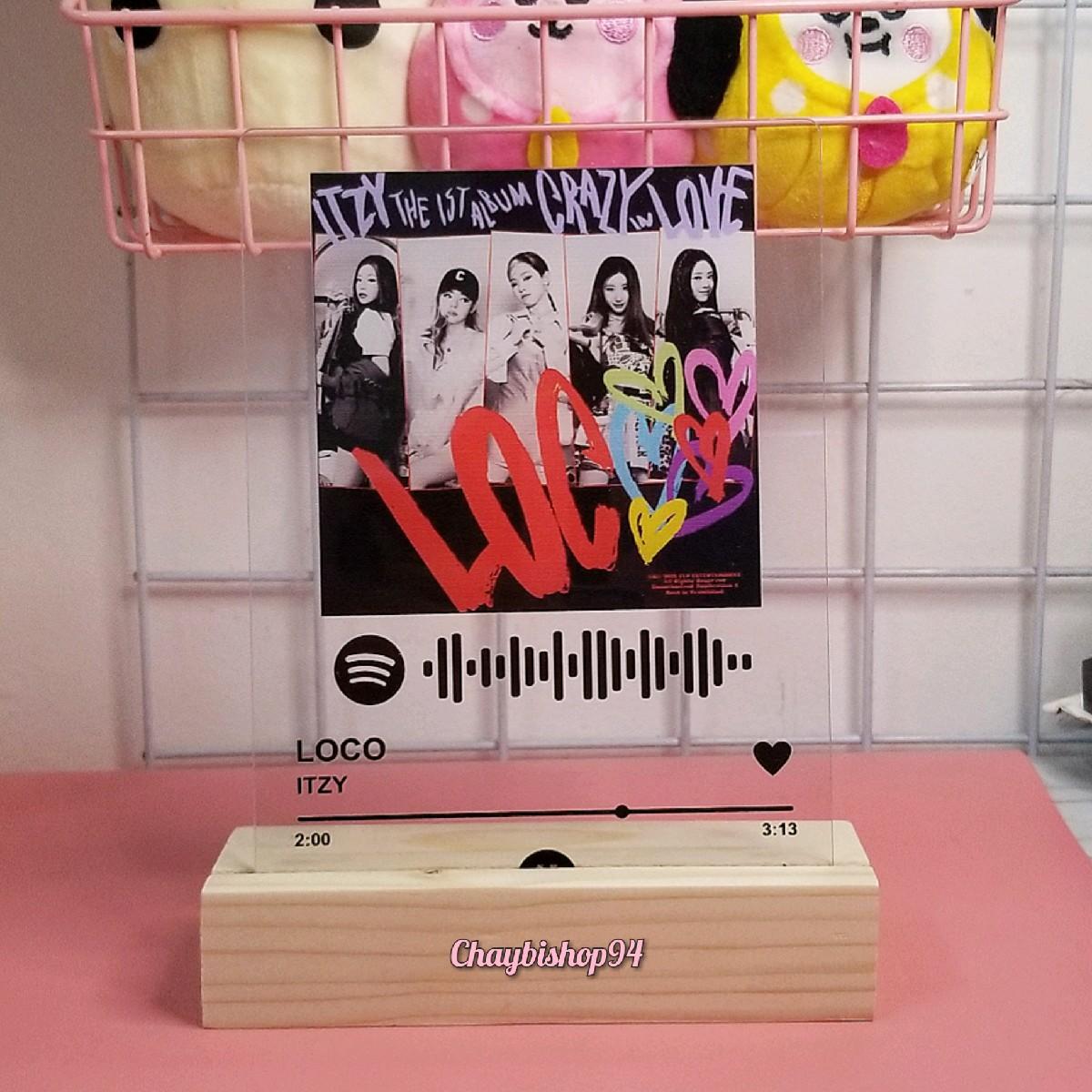 Khung ảnh mica Spotify ITZY