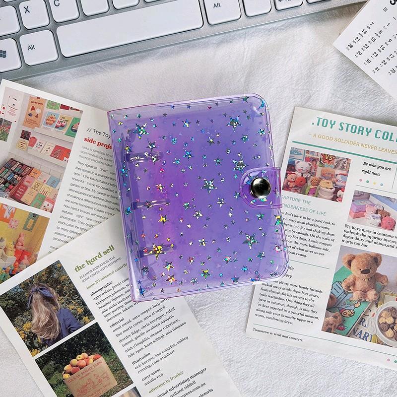 Binder mini bìa nhựa có sẵn 20 sheet đựng 40 photocard