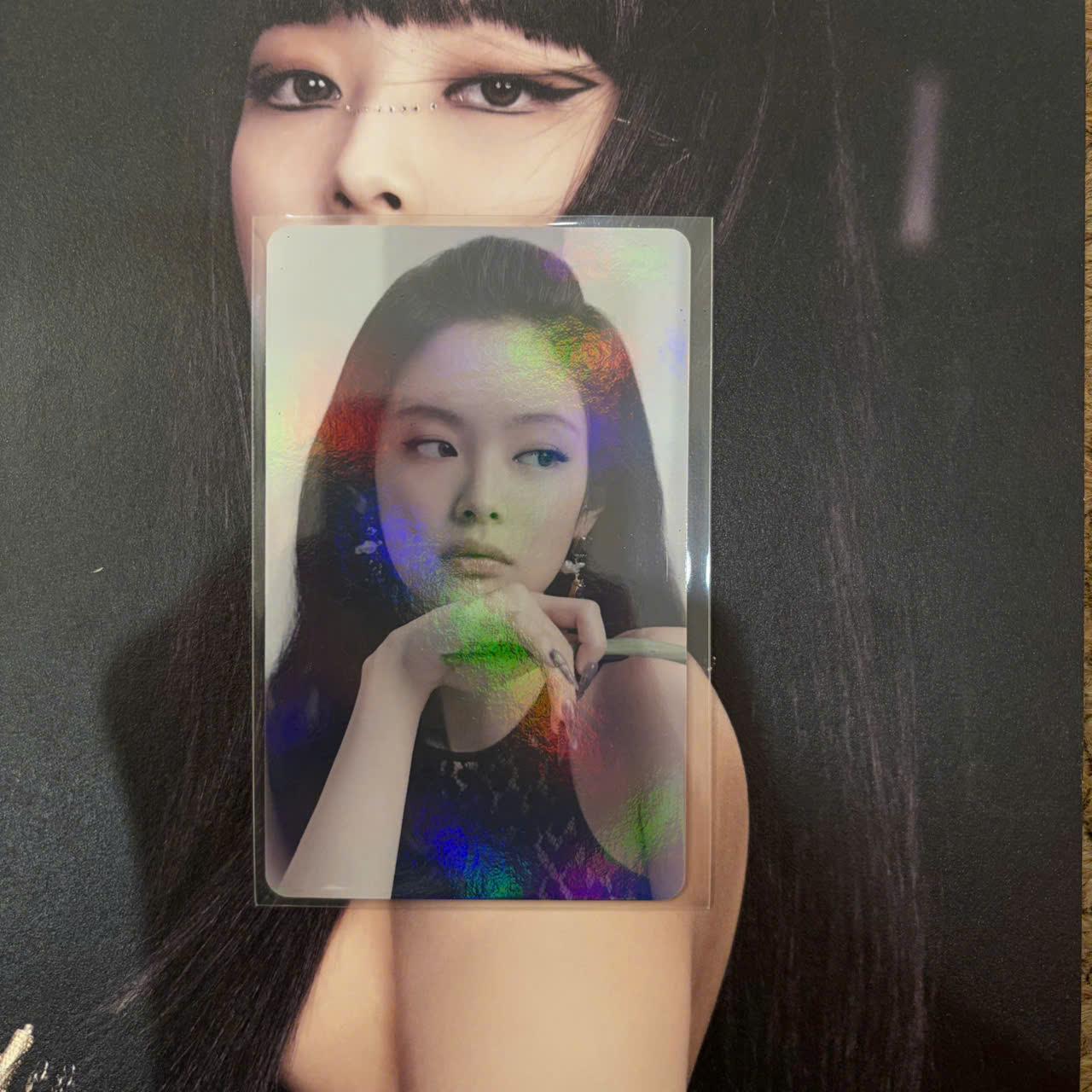 [Đấu giá] Photocard BP Jennie - Thẻ ảnh bo góc BP Jennie