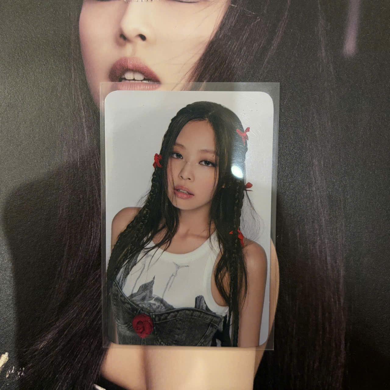 [Đấu giá] Photocard BP Jennie - Thẻ ảnh bo góc BP Jennie