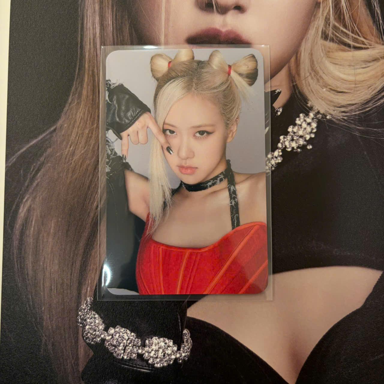 Photocard BP Rosé - Thẻ ảnh bo góc BP Rosé