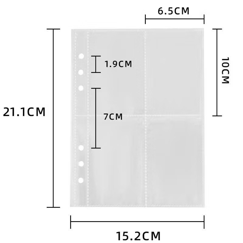 Binder A5 kéo khóa (đựng ảnh, sổ, ...)