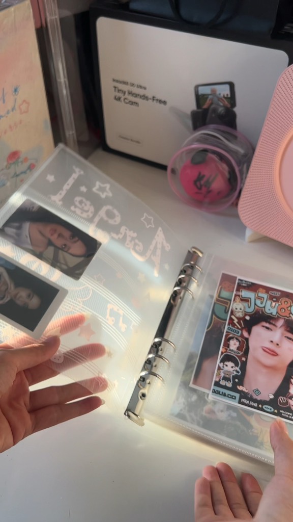 Binder, bìa album ảnh, bìa sổ còng A5 đựng ảnh, giấy viết cánh thiên thần