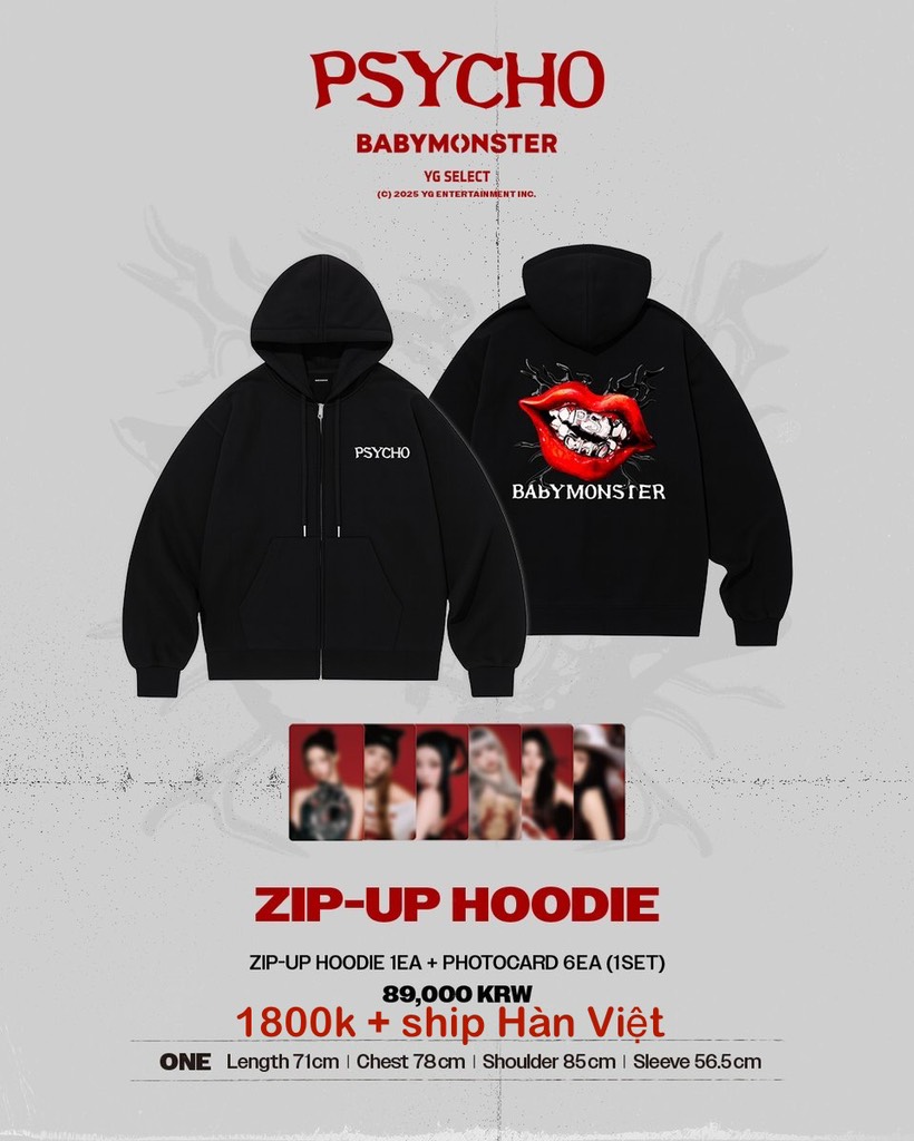BABYMONSTER [WE GO UP] 'PSYCHO' OFFICIAL MD