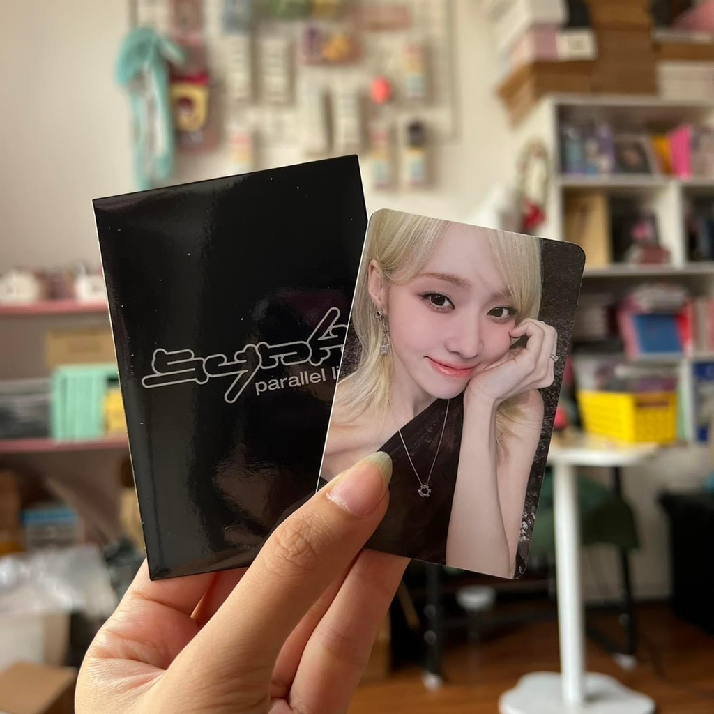 Aespa Fortune Scratch Card Official - Thẻ ảnh nhắn gửi lời may mắn Aespa Chính Hãng