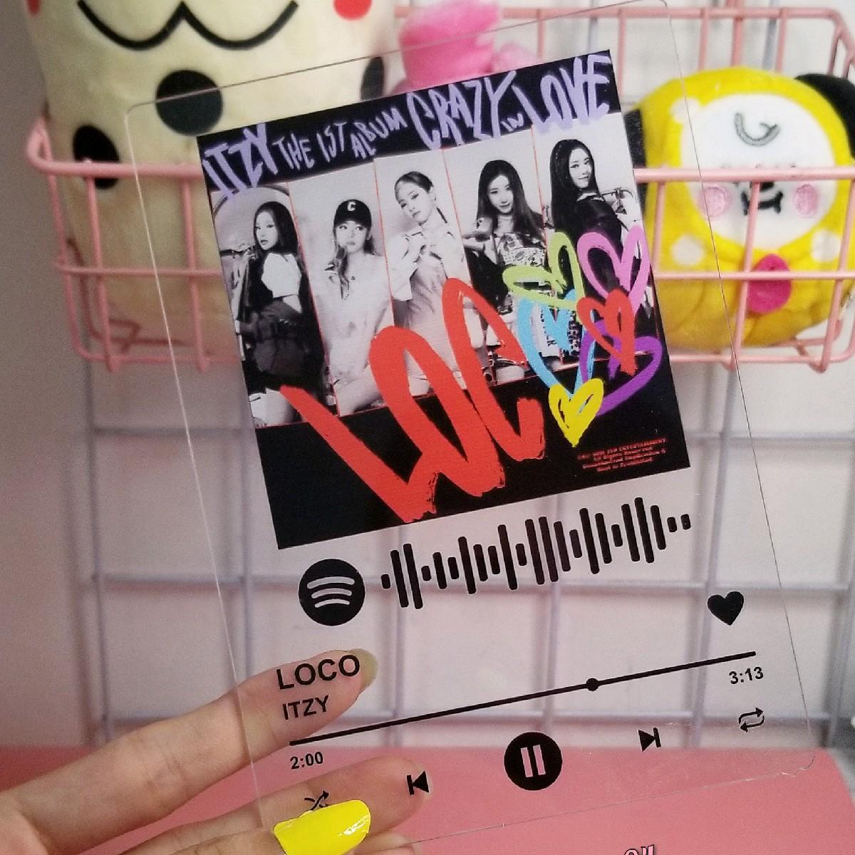 Khung ảnh mica Spotify ITZY