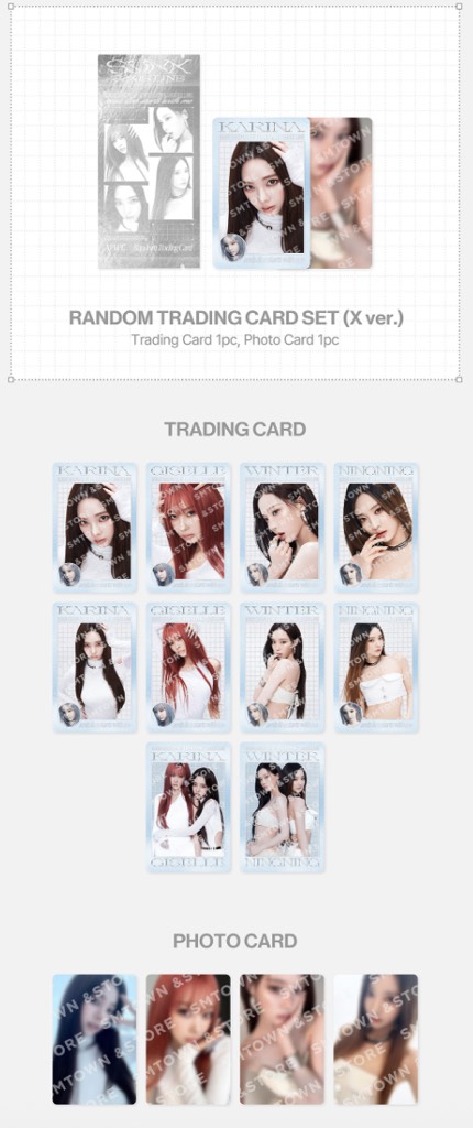 AESPA - 2025-26 AESPA LIVE TOUR [SYNK : AEXIS LINE] : RANDOM TRADING CARD SET